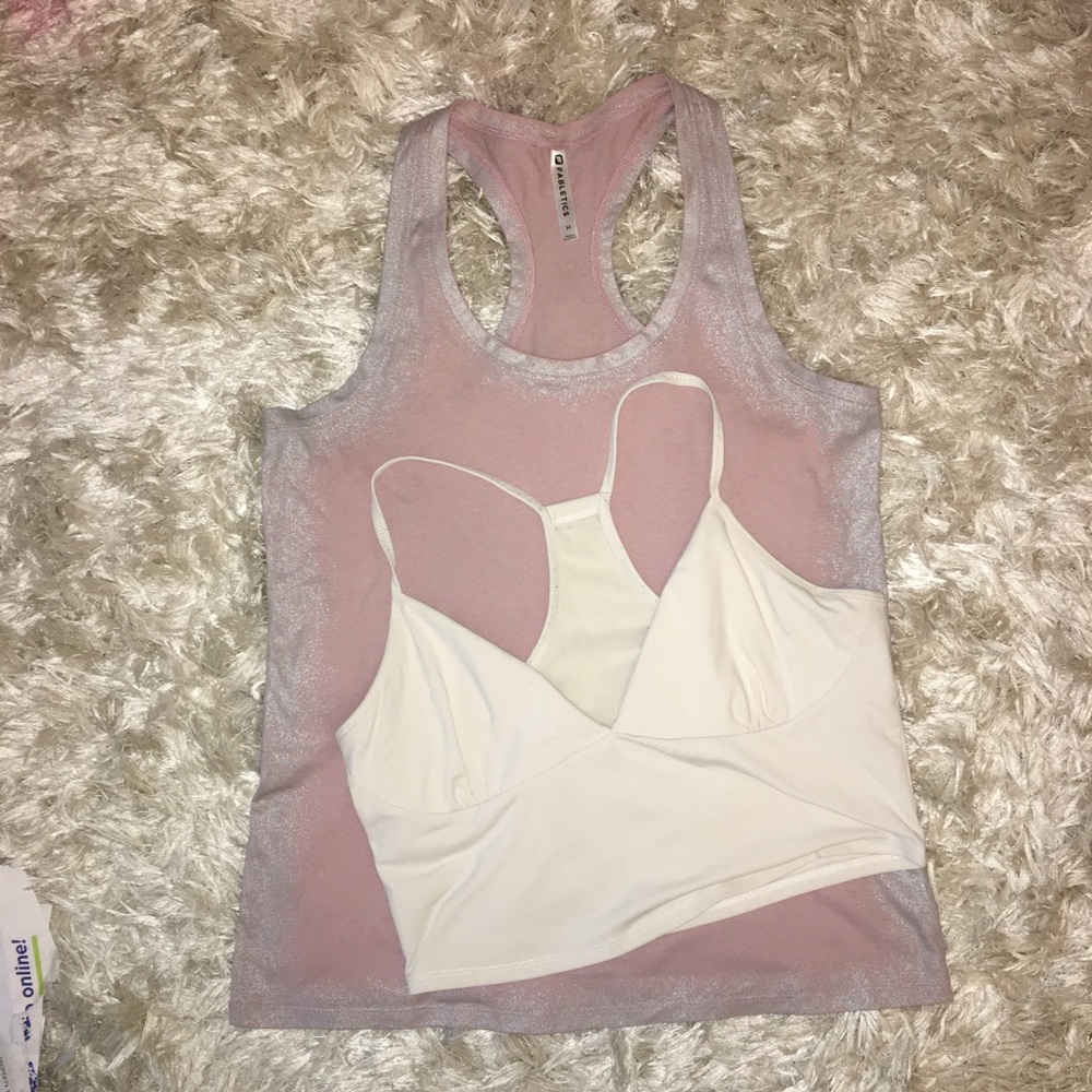2 FABLETICS workout tops! Wms med - Picture 4 of 15